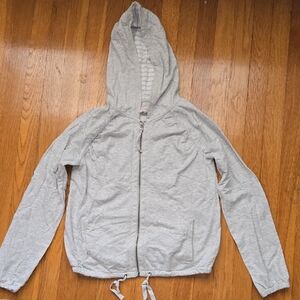 LOFT Light Gray Casual Hoodie
